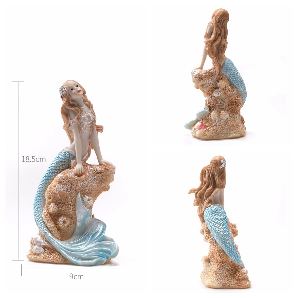 Amazon.co.jp: アクアリウム 水槽 オブジェ 人魚 人形 人魚姫装飾